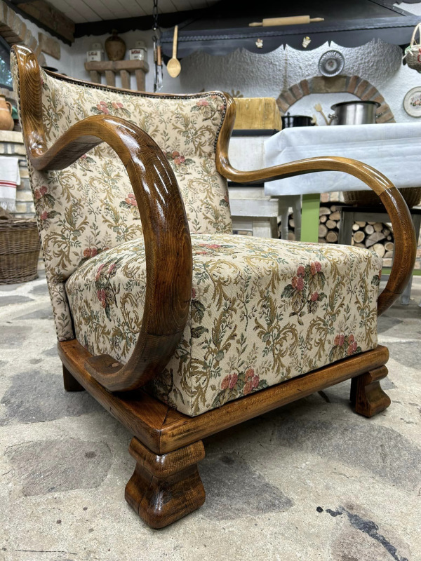 F126 - Art DECO kreslá po renovácii dreva - Cena 540€ / ks. 3