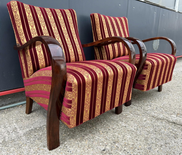 F100 - kreslá v štýle Art DECO vo farbe / golden / - Cena 290€ / ks 5