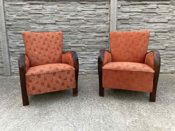 F061 - kreslá v štýle art deco - Cena 135€ / ks. 5