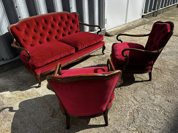 Starožitná Neobaroková sedacia súprava (dámska) - Cena 880€ 7
