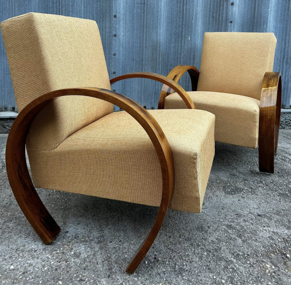 F157 - Unikátne Art deco kreslá - Cena 2.400€ / pár 6