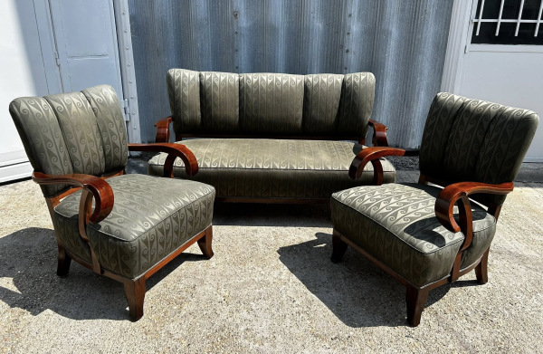 F163 - Sedacia súprava z obdobia Art DECO - Cena 1.400€.