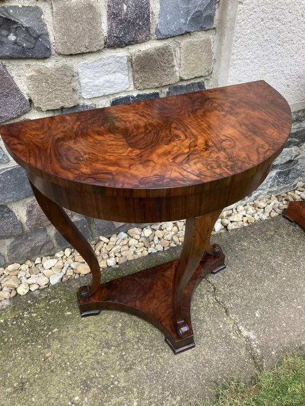 Konzol 01 - Biedermeier konzolový stolík. Zreštaurovaný - Cena 440 € 1