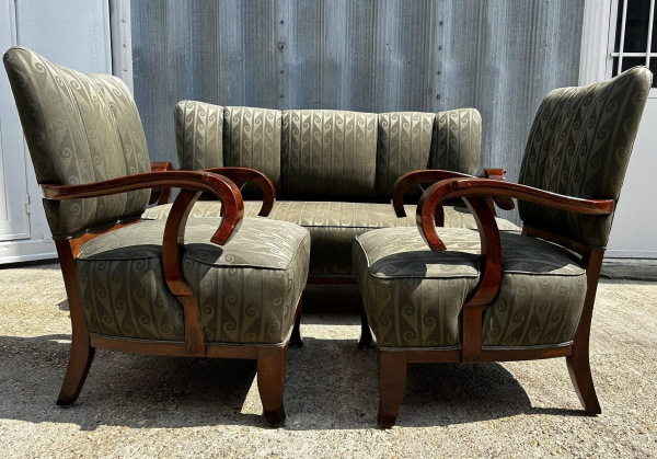 F163 - Sedacia súprava z obdobia Art DECO - Cena 1.400€. 2
