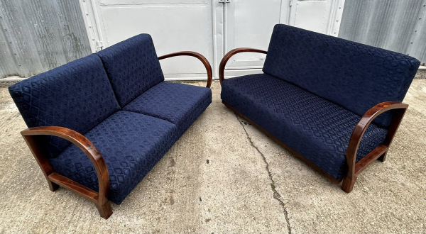 F195 - Sedacia súprava v čistom štýle “Art DECO” - Cena 2.000 € (za 2x kreslo a 1x sofa). 7