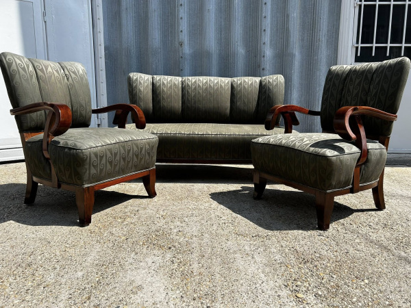 F163 - Sedacia súprava z obdobia Art DECO - Cena 1.400€. 4