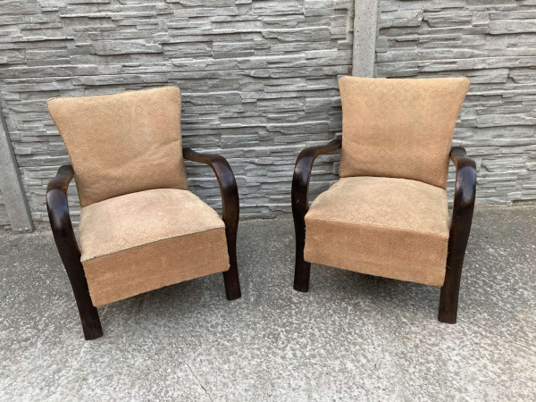 F062 - kreslá v štýle art deco - Cena 90€ / ks.