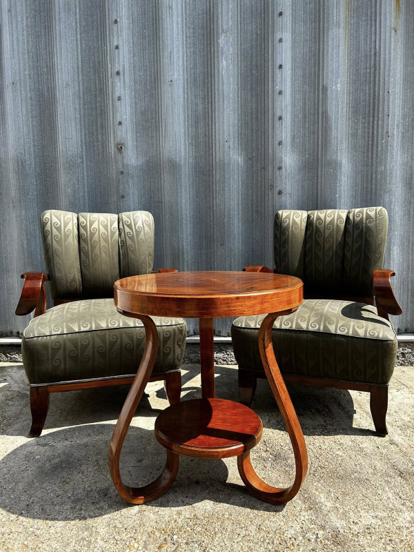 F163 - Sedacia súprava z obdobia Art DECO - Cena 1.400€. 11