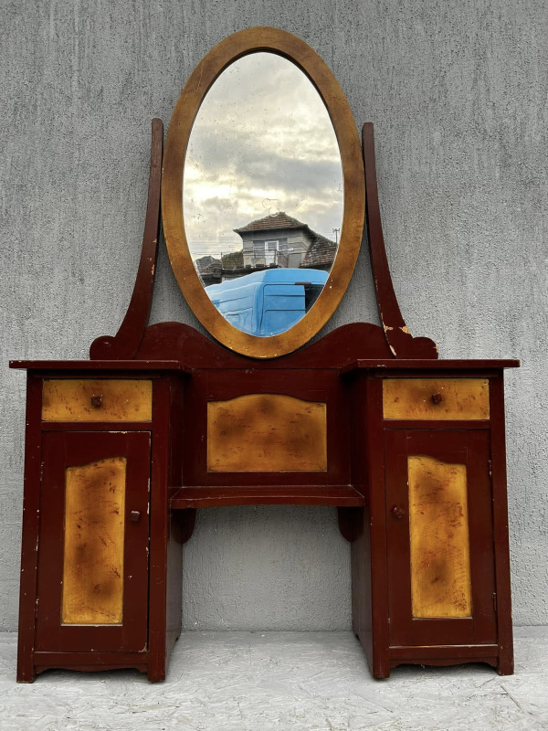 TS02 - Toaletný stolík so zrkadlom - Cena 115€ 2