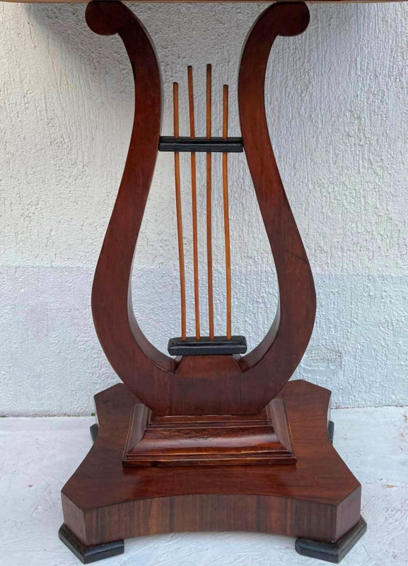 Lýrovka 02 - Biedermeier stolík “LÝROVKA” - Cena 390 € 4