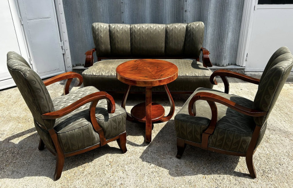 F163 - Sedacia súprava z obdobia Art DECO - Cena 1.400€. 7