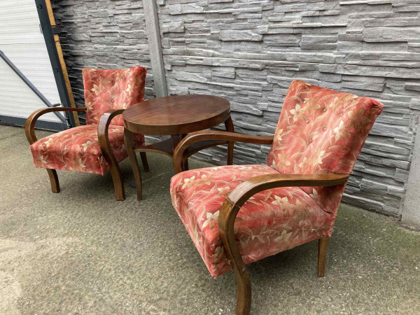 F016 - kreslá v štýle art deco - Cena 95€ / ks 3