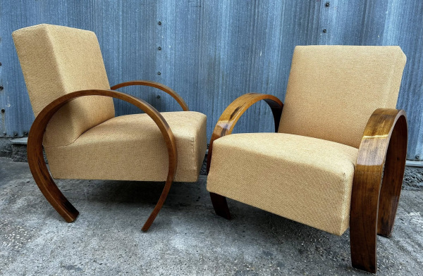 F157 - Unikátne Art deco kreslá - Cena 2.400€ / pár