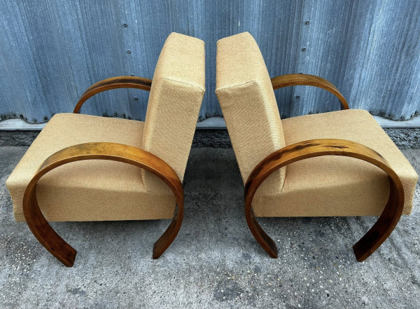 F157 - Unikátne Art deco kreslá - Cena 2.400€ / pár 7