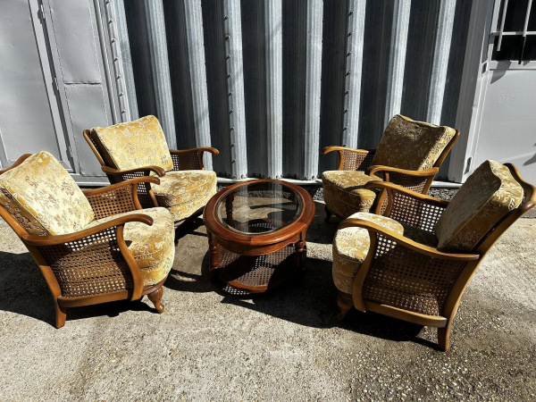 Ratanové kreslá v bezchybnom stave - Cena 490€