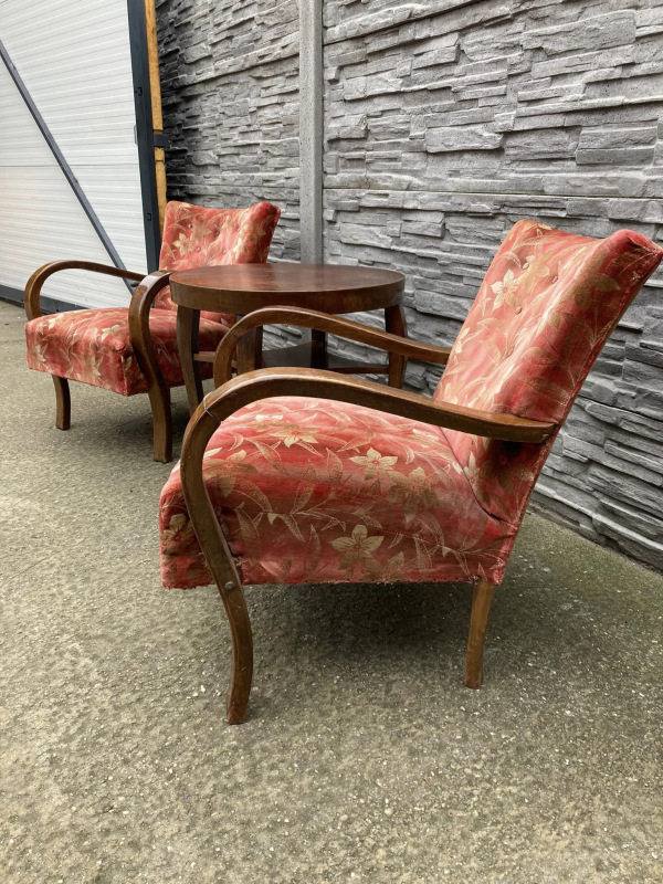 F016 - kreslá v štýle art deco - Cena 95€ / ks 2