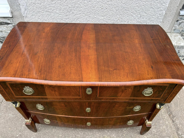 Empírová komoda kompletne zreštaurovaná - cena dohodou 3