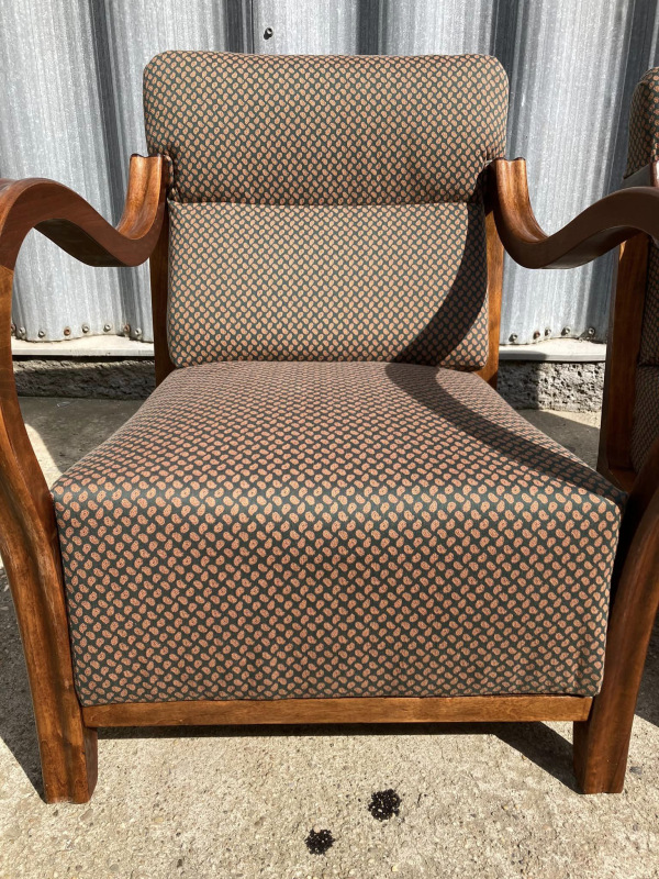 F098 - Kompletne zreštaurované Art DECO kreslá - Cena 440€ / kus 5