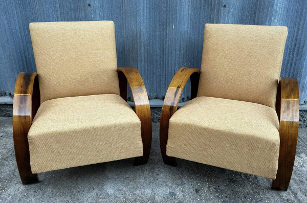 F157 - Unikátne Art deco kreslá - Cena 2.400€ / pár 3