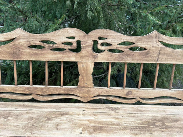 L35 - Vidiecka lavica s patinou. - Cena 360€ 2