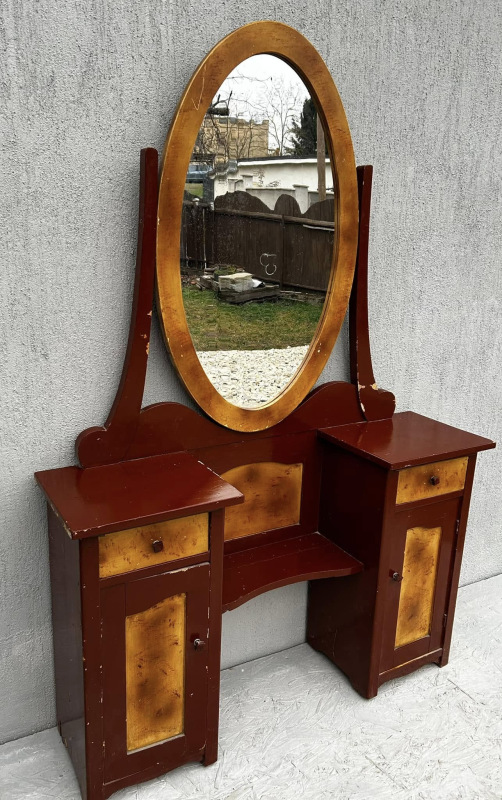 TS02 - Toaletný stolík so zrkadlom - Cena 115€ 1