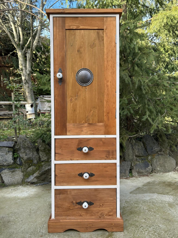 PS27 - Potravinové skrinky vo Vintage prevedení - Cena 290€ 1