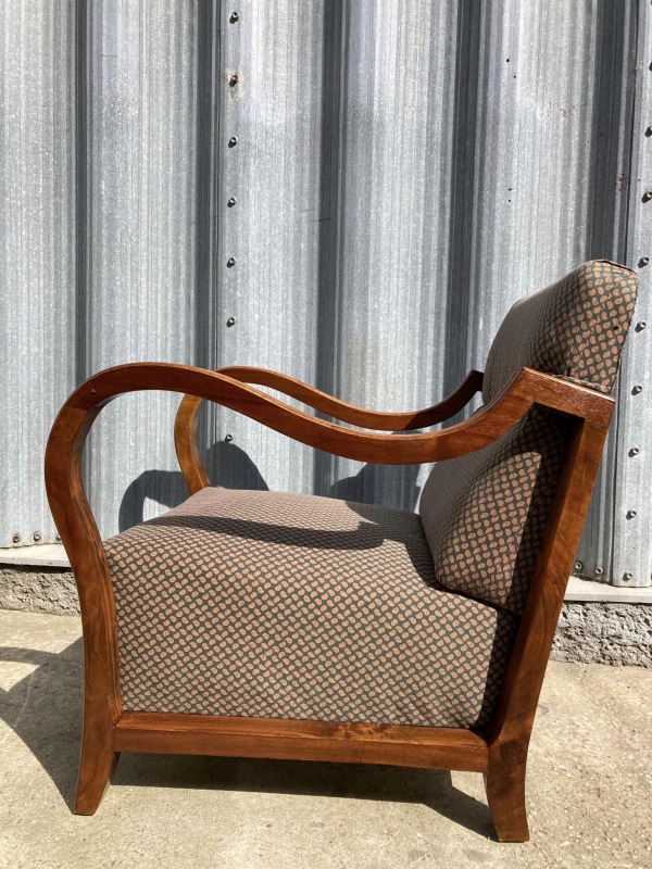 F098 - Kompletne zreštaurované Art DECO kreslá - Cena 440€ / kus 3