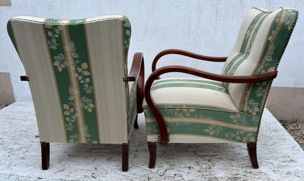 F125 - Art DECO kreslá zreštaurované - Cena 290€/kus 3