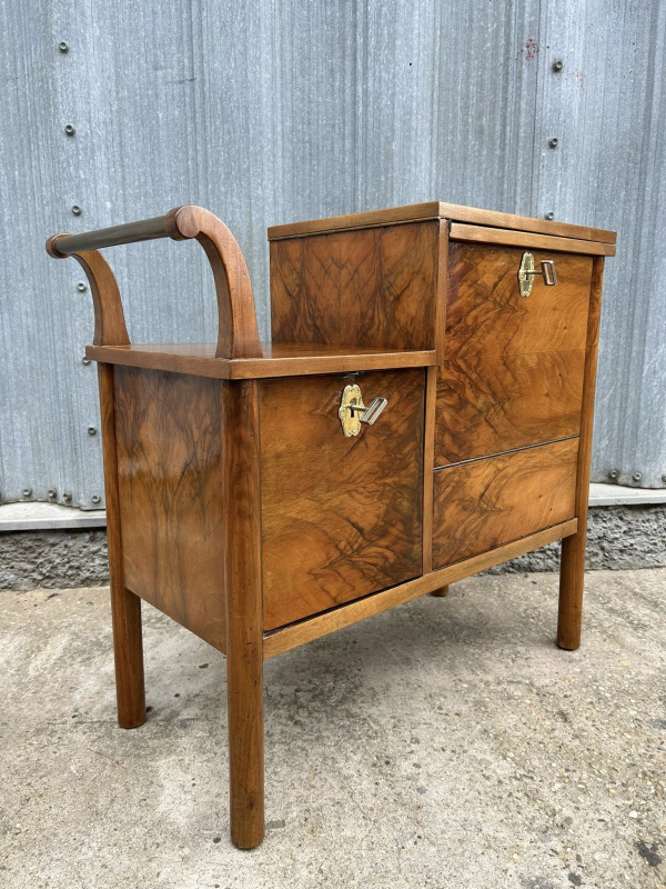 SERV03 - Art deco servírovací stolík / likérka - Cena 690€ 1