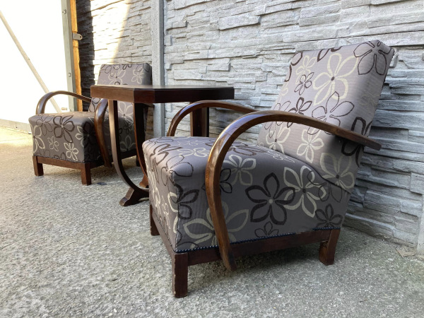 F025 - kreslá v štýle art deco - Cena 125€ / ks. 1