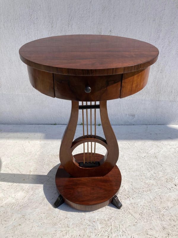 Lýrovka 03 - Biedermeier stolík “LÝROVKA” - Cena 440€ 5