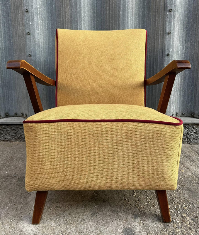 F122 - Art DECO kreslá kompletne zreštaurované - Cena 290€ / kus 4