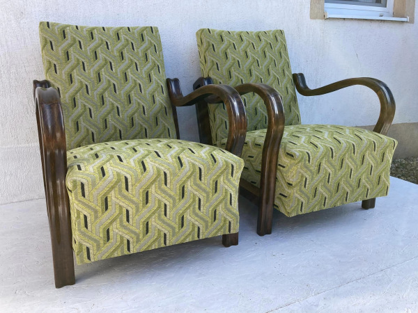 F093 - kreslá v štýle art deco - Cena za kus 440€. 2