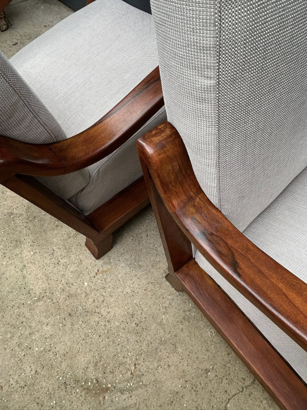 F194 - Art DECO kreslá zrenovované - Cena: 980€ za pár 9