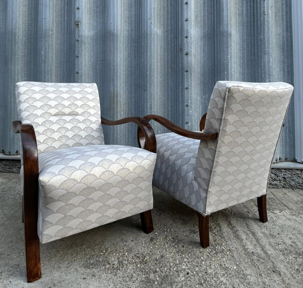 F205 - Art DECO kreslá - Cena za pár 700€. 1