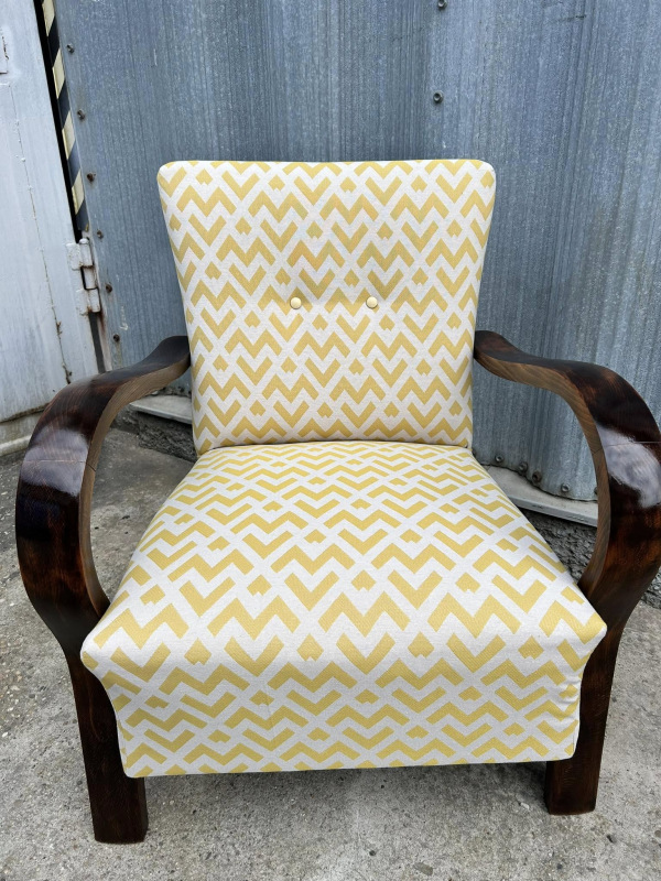 F144 - Štýlové Art DECO kreslo - Cena 290€ 5