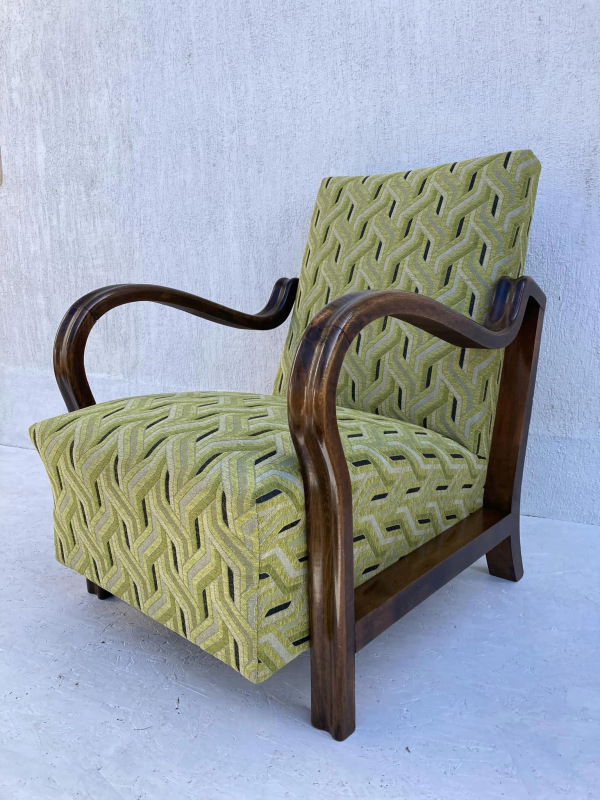 F093 - kreslá v štýle art deco - Cena za kus 440€.