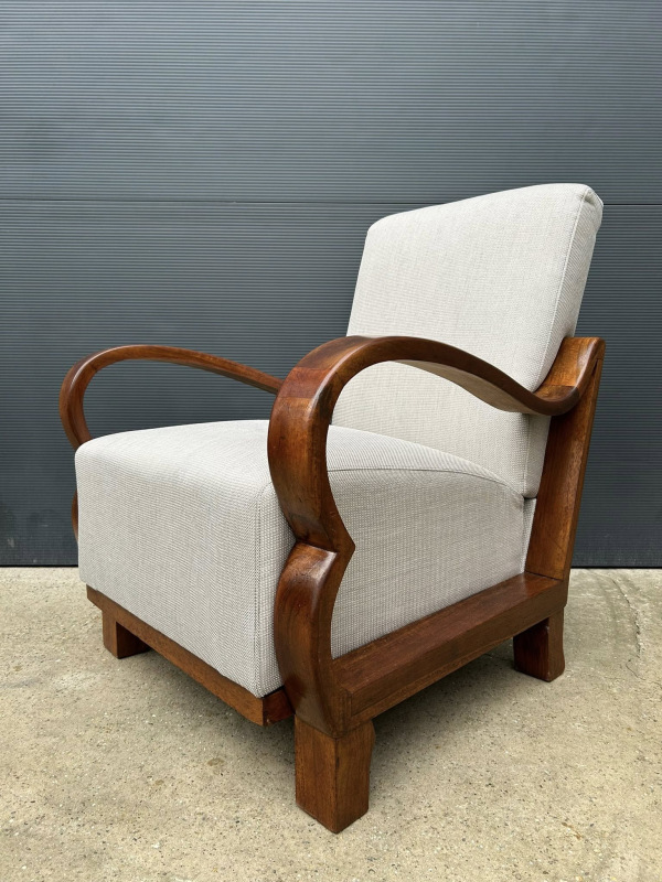 F194 - Art DECO kreslá zrenovované - Cena: 980€ za pár