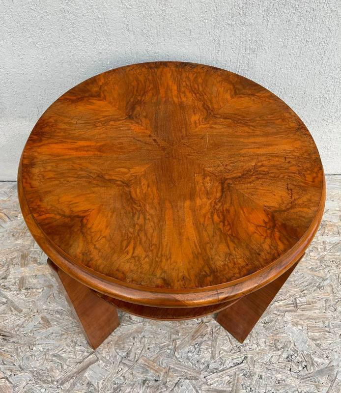 S63 - Okrúhly stolík artdeco - Cena 270 € 4