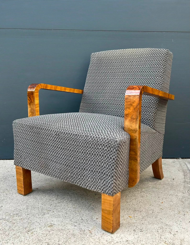 F231 - Zaujímavé kreslá art DECO - Cena za kus 520 € 3