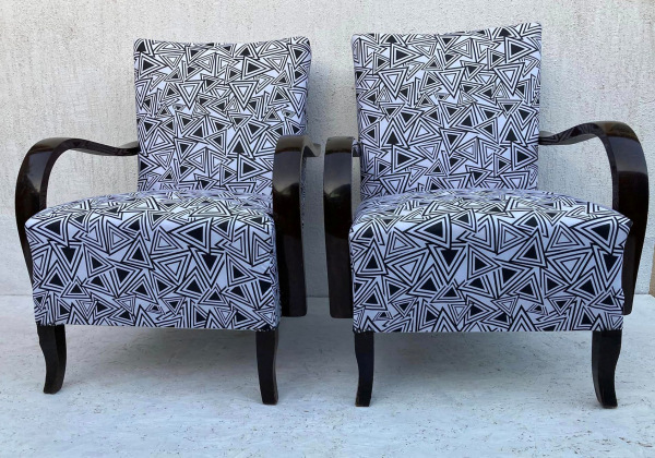 F094 - Art DECO kreslá - Cena za kus 250€. 3