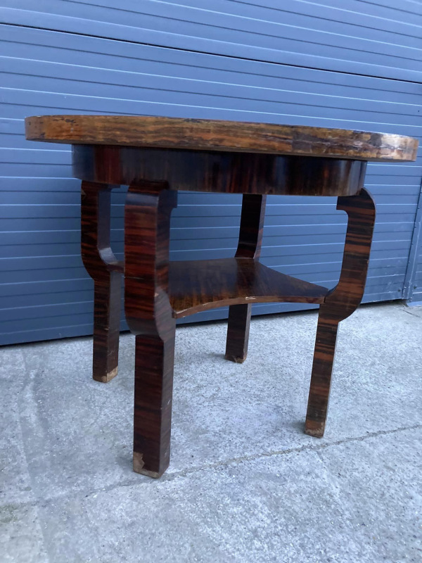 S24 - Art deco stolík " Makassar " - Cena 290€