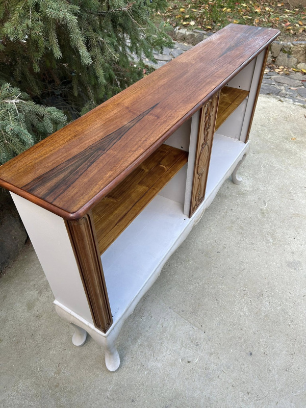 Knižnica/polica/etažér v provence farbách - Cena 240€ 2