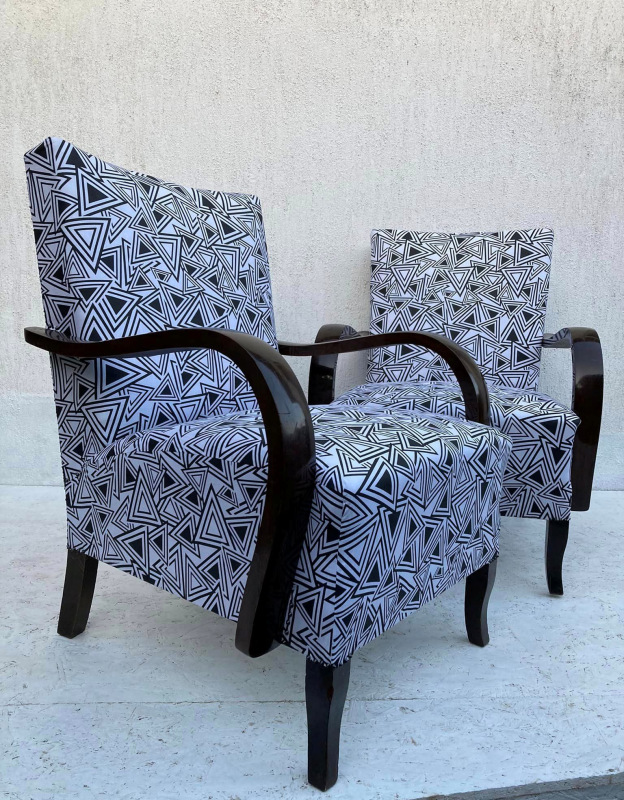 F094 - Art DECO kreslá - Cena za kus 250€.