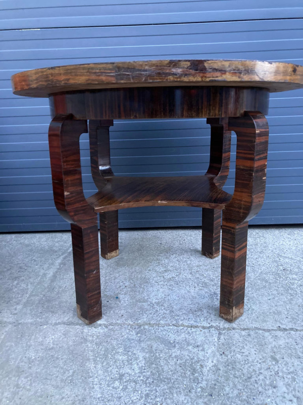 S24 - Art deco stolík " Makassar " - Cena 290€ 1