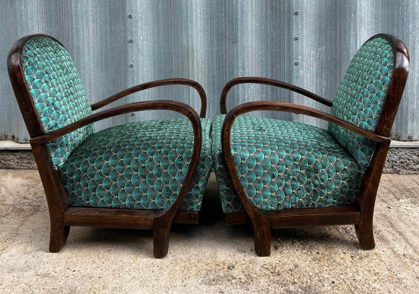 F223 - Luxusné Art DECO kreslá - Cena 1.100 € za pár 3