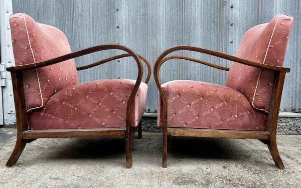 F167 - Art DECO kreslá - Cena 250€ / kus 1