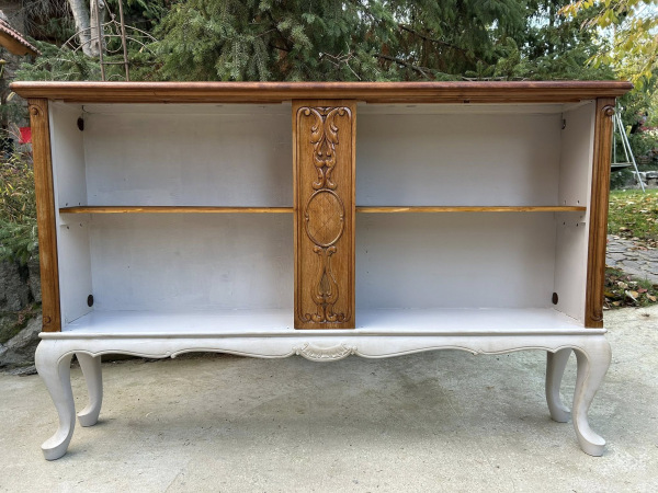 Knižnica/polica/etažér v provence farbách - Cena 240€