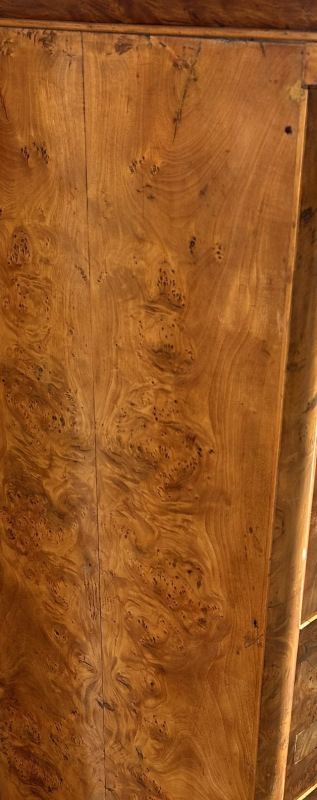 Biedermeier 6 šuflíková komoda v topoľovej korenici - Cena 900€ 6