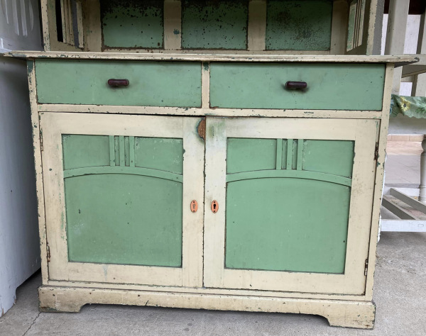 K05 - Vintage príborník / kredenc - v pôvodnom stave. Cena 240€ 4